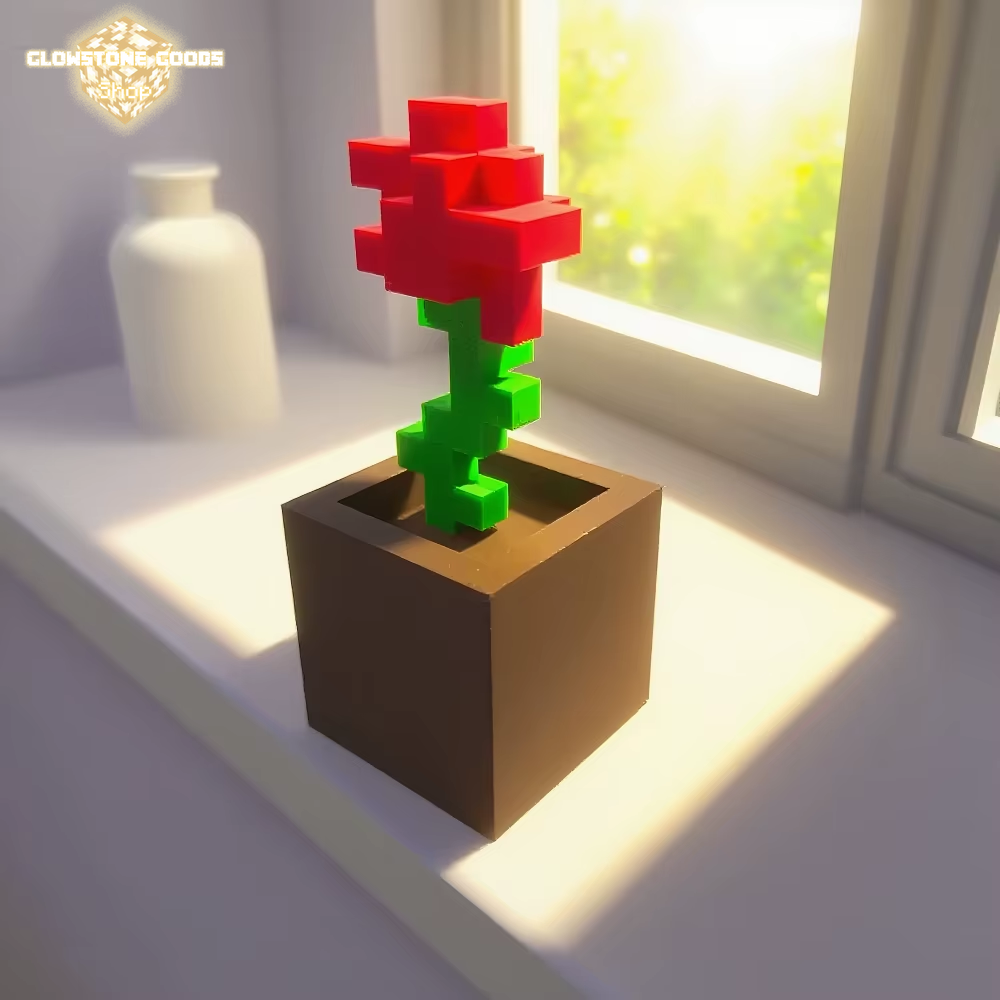 Pixel Rose Plant