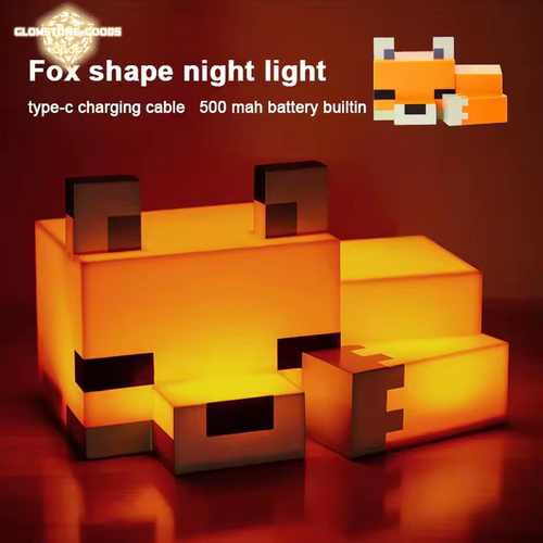 Pixel Fox Lamp