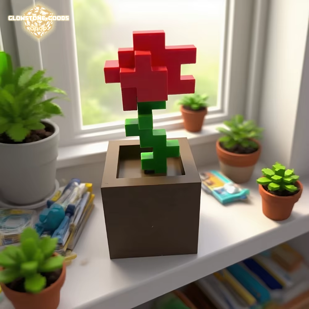 Pixel Rose Plant